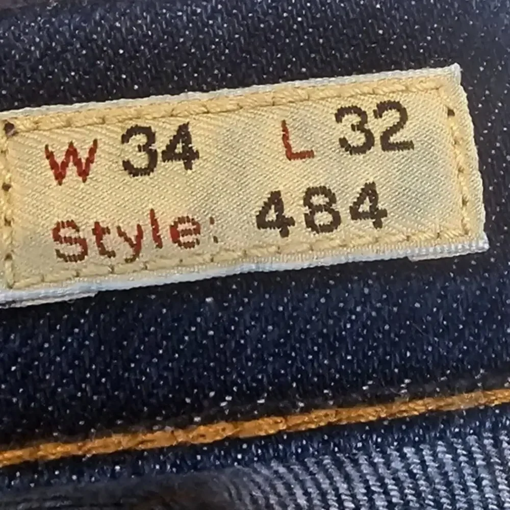 J. Crew Mens 484 Slim Leg Kurabo Japanese Fabric Jeans Size 34x32 Classic Preppy